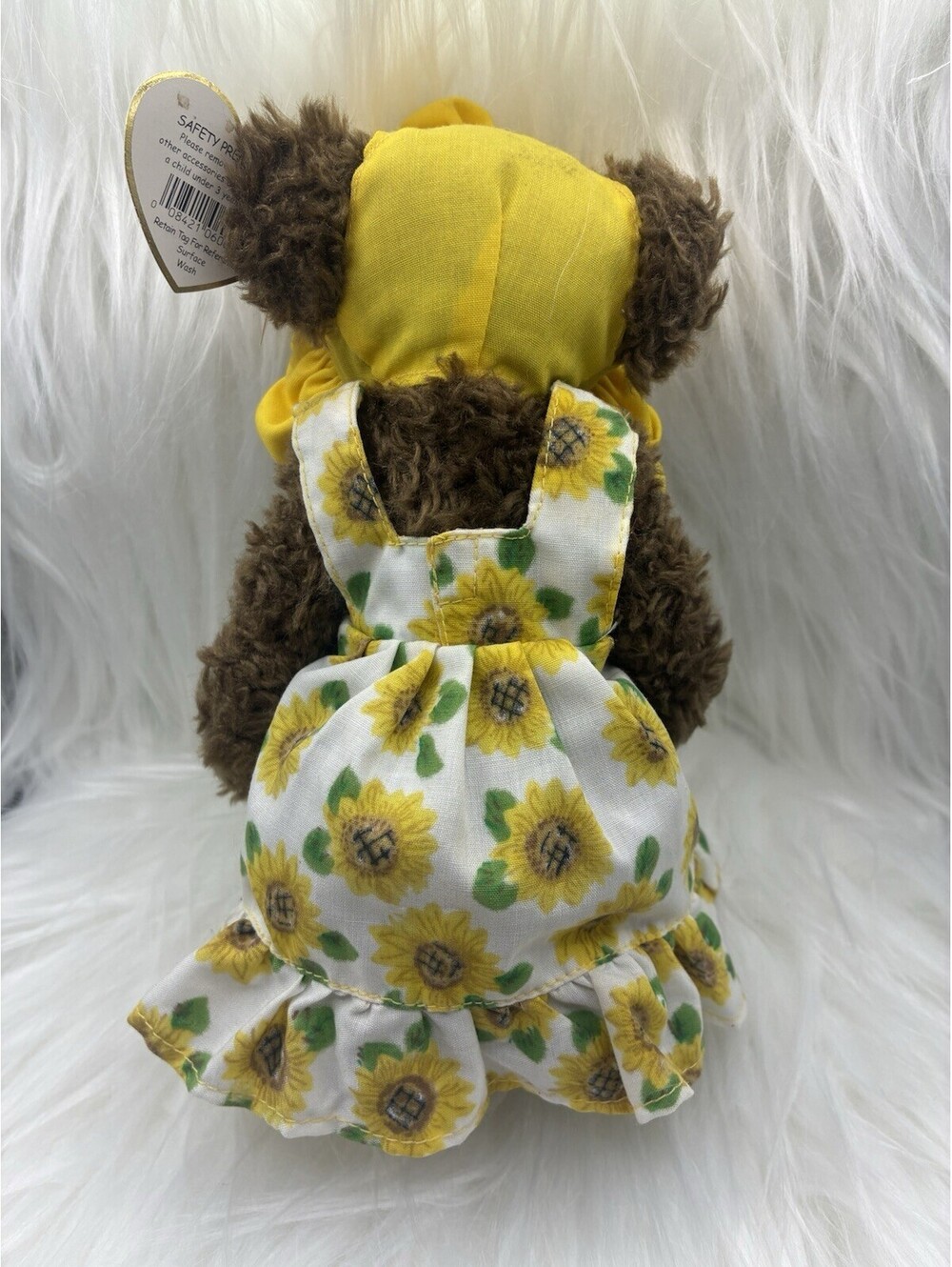 Vintage 1993 TY Attic Treasures SUSANNAH Bear You Are My Sunshine Sunflower Tag